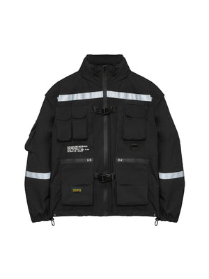 DETACH BLACK 2.0 - Hivis Workjacket