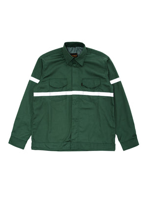 BREAKER GREEN LS - Safety Reflector Fieldshirt