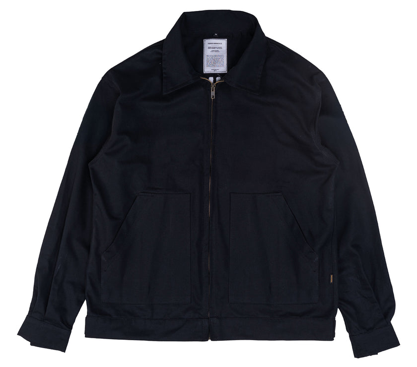 Mechanical Workjacket Black - Jaket Lapangan Casual Boxy
