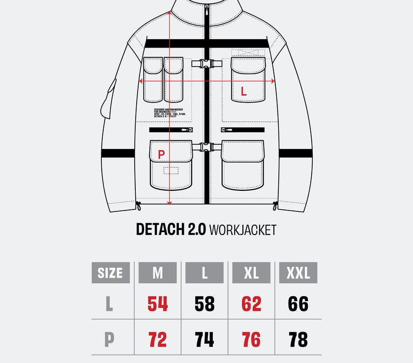 DETACH 2.0 SERIES - Hivis Workjacket
