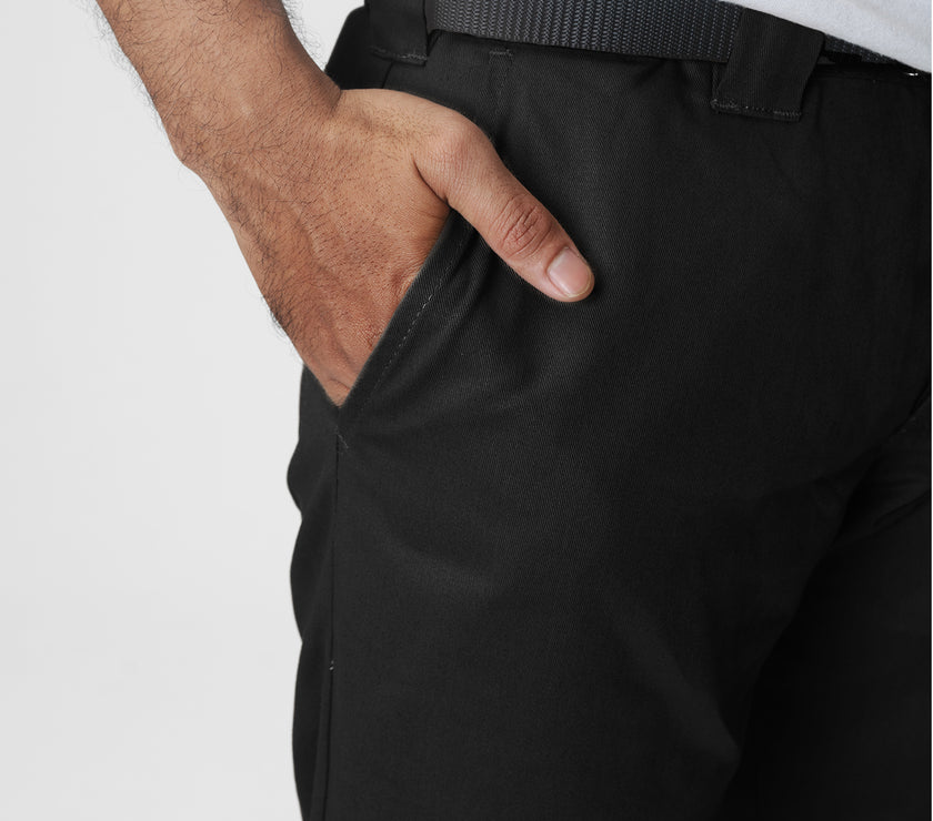 TORQUE BLACK - Workpants Cargo
