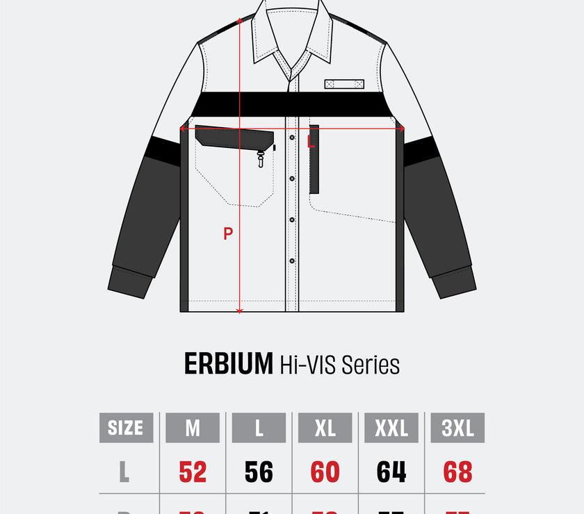 ERBIUM BLUE - Safety Reflector Fieldshirt