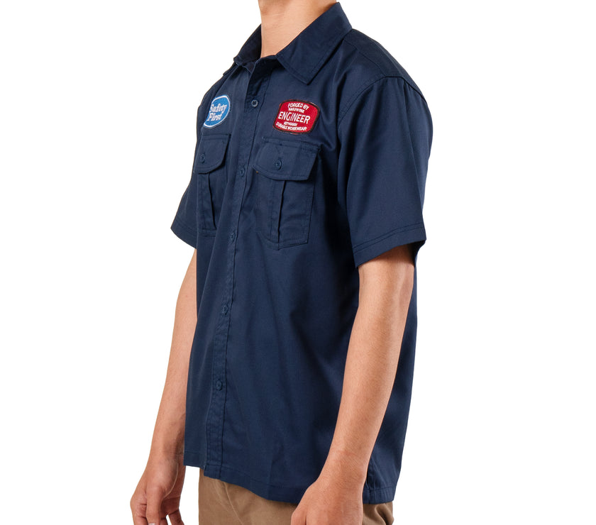 Freon Workshirt Kemeja Lapangan Lengan Pendek Reguler Fit