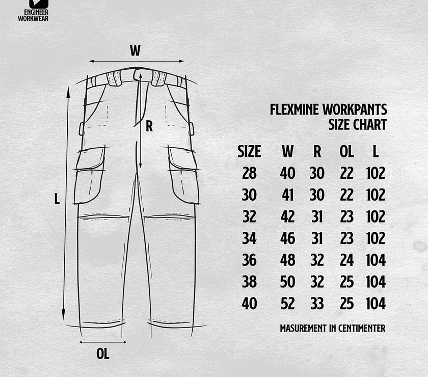 FLEXMINE SERIES - Cargo Workpants Reguler