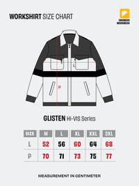 GLISTEN RED - Safety Reflector Fieldshirt