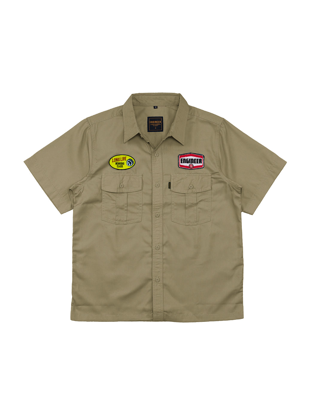 Grout Workshirt Kemeja Lapangan Lengan Pendek Reguler Fit