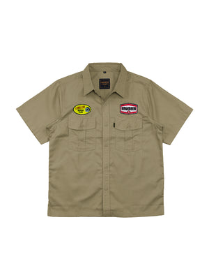 Grout Workshirt Kemeja Lapangan Lengan Pendek Reguler Fit