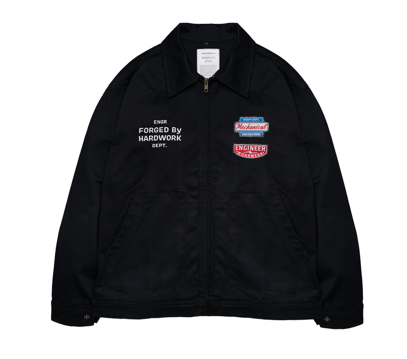 Helical Engr Dept Series Black Mechanical Workjacket