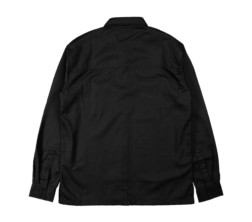 BASIC BLACK LS - Workshirt Basic Regular