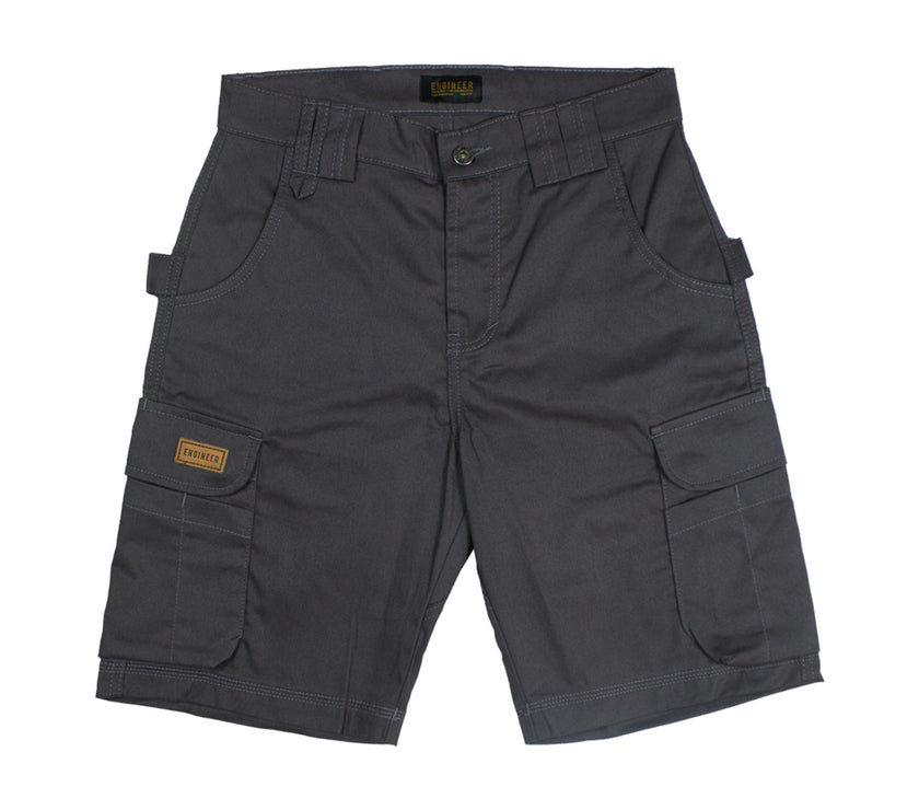 GRADER CHARCOAL - Short Cargo Workpants