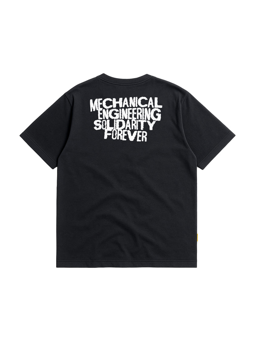 Gasket Engr Dept Series Black Mechanical Tshirt