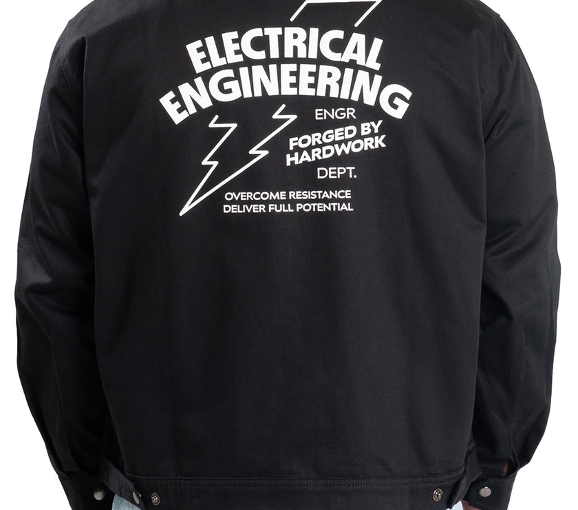 Stator Engr Dept Series Black Electrical Workjacket