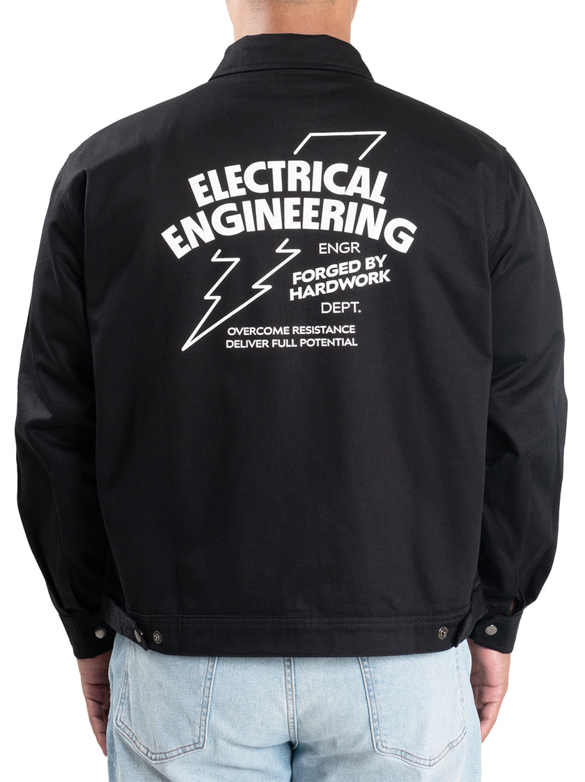 Stator Engr Dept Series Black Electrical Workjacket