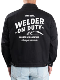Brazing - Engr Dept Series Black Welder Workjacket