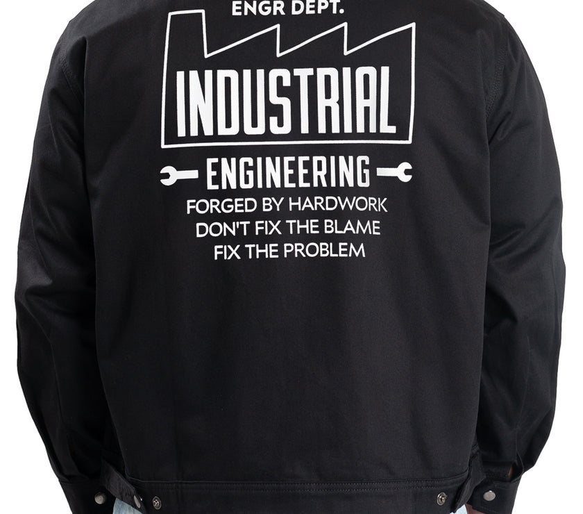 Buffer - Engr Dept Series Black Industrial Workjacket