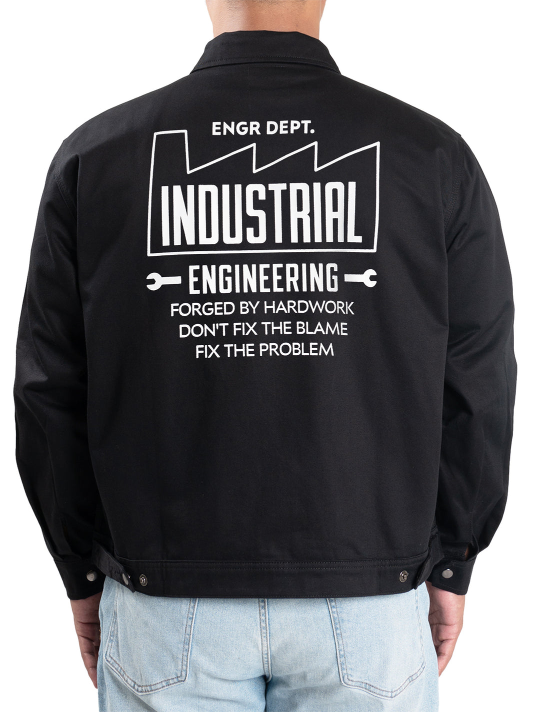 Buffer - Engr Dept Series Black Industrial Workjacket