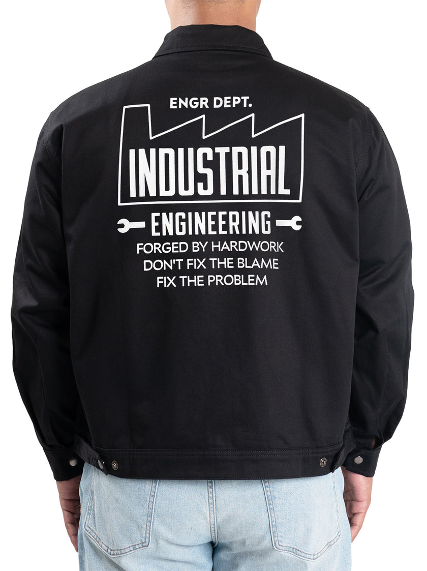 Buffer - Engr Dept Series Black Industrial Workjacket