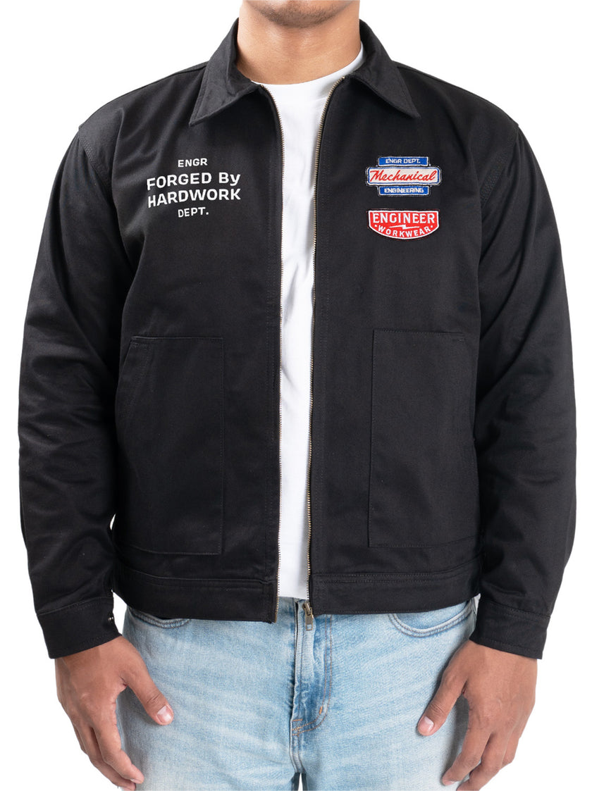 Helical Engr Dept Series Black Mechanical Workjacket