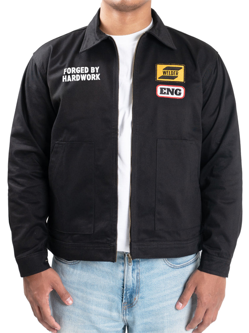 Brazing - Engr Dept Series Black Welder Workjacket