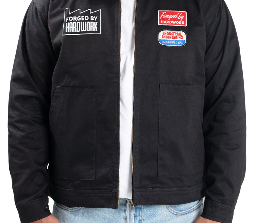 Buffer - Engr Dept Series Black Industrial Workjacket