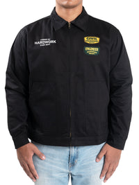 Ground - Engr Dept Series Black Civil Workjacket