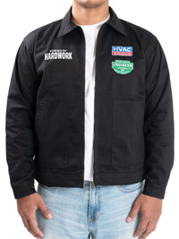 Plenum Engr Dept Series Black HVAC Workjacket