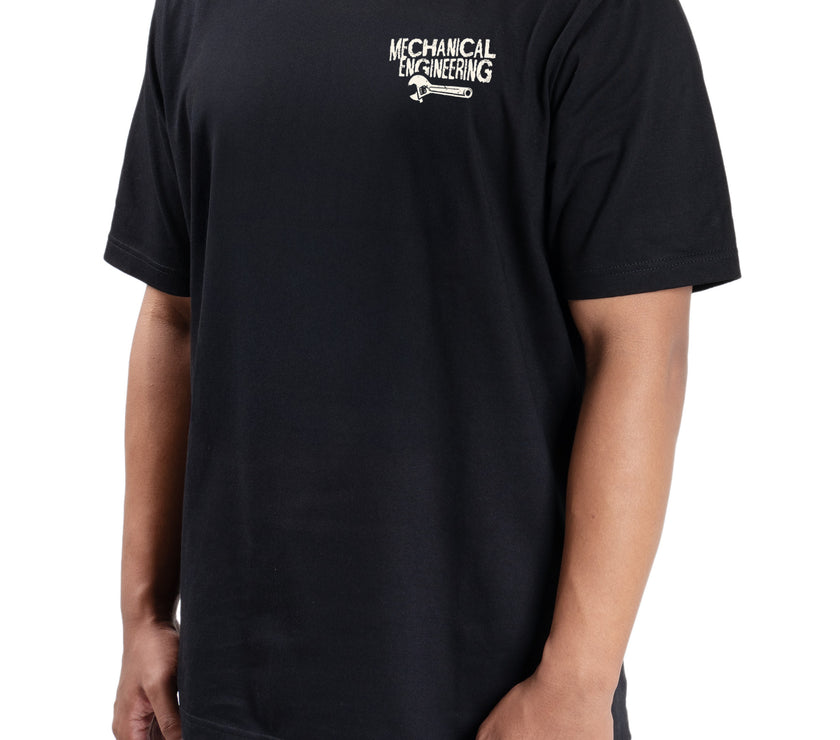 Gasket Engr Dept Series Black Mechanical Tshirt