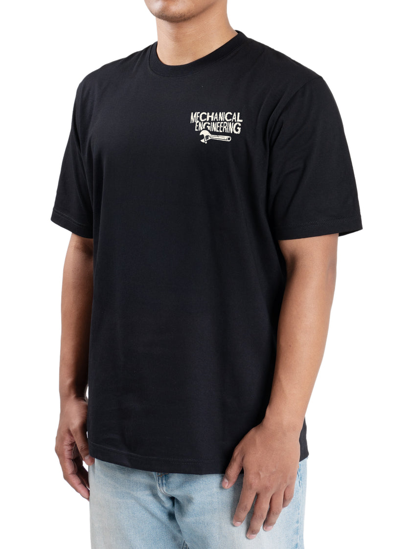 Gasket Engr Dept Series Black Mechanical Tshirt