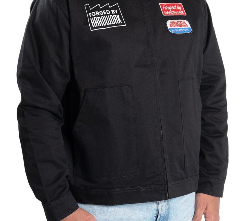 Buffer - Engr Dept Series Black Industrial Workjacket