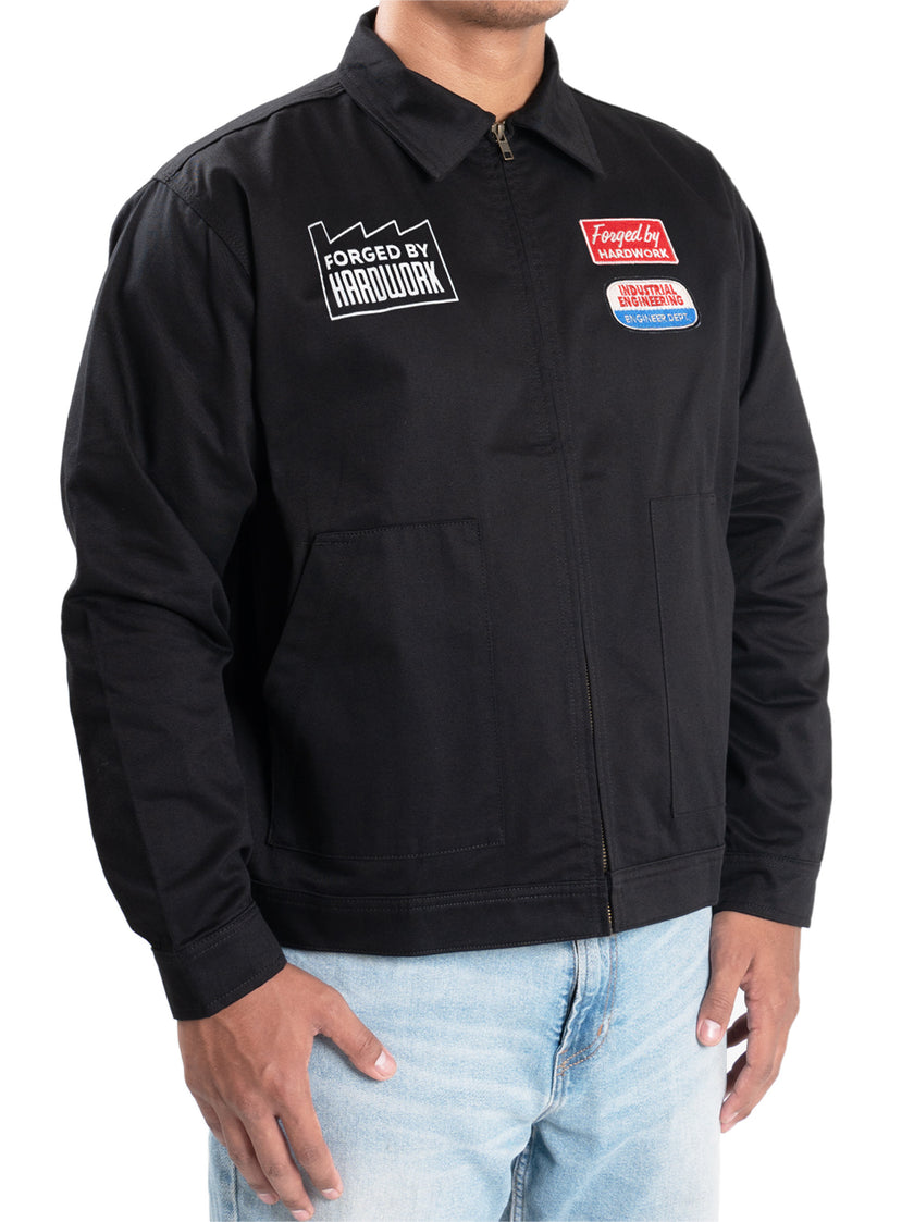 Buffer - Engr Dept Series Black Industrial Workjacket