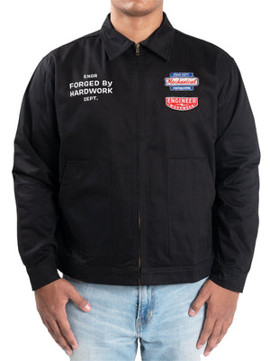 Helical Engr Dept Series Black Mechanical Workjacket