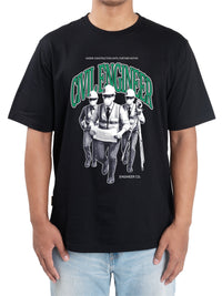 Ferro Engr Dept Series Black Civil Tshirt