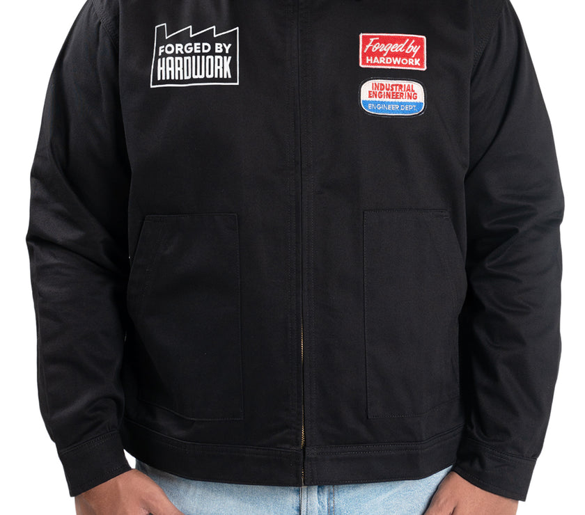 Buffer - Engr Dept Series Black Industrial Workjacket