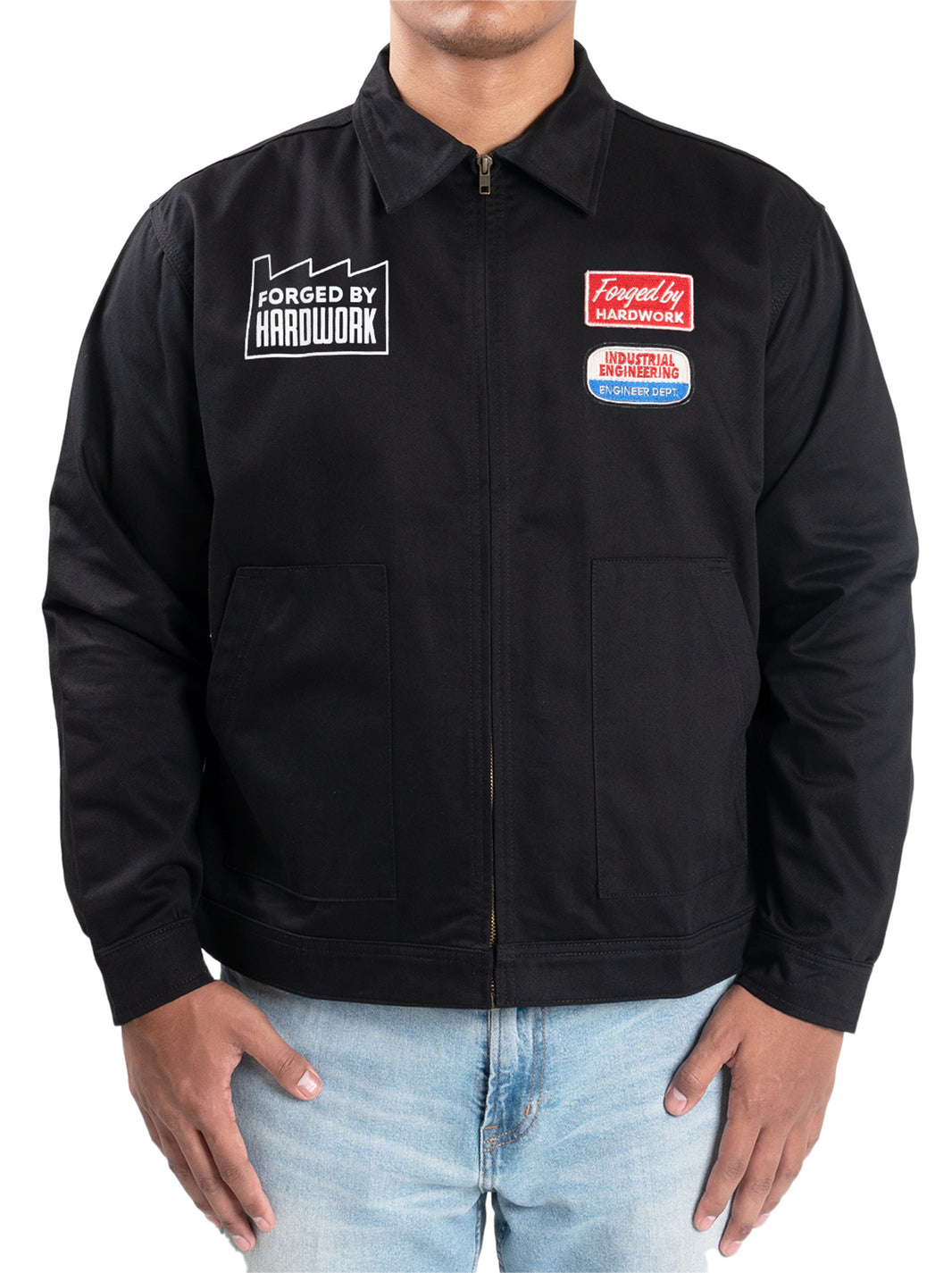 Buffer - Engr Dept Series Black Industrial Workjacket