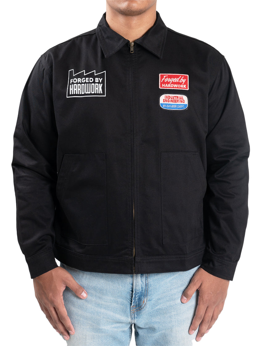 Buffer - Engr Dept Series Black Industrial Workjacket