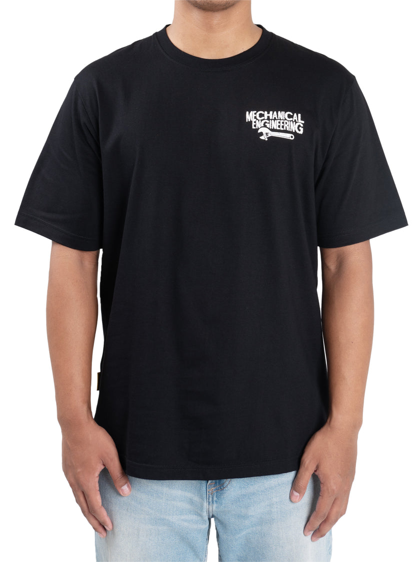 Gasket Engr Dept Series Black Mechanical Tshirt