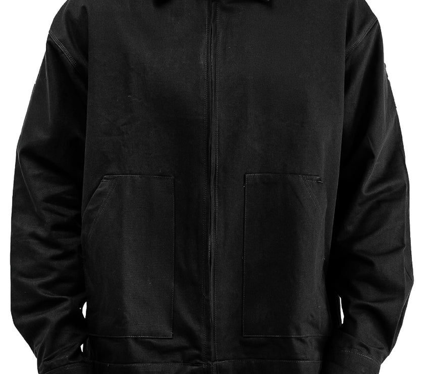 Mechanical Workjacket Black - Jaket Lapangan Casual Boxy
