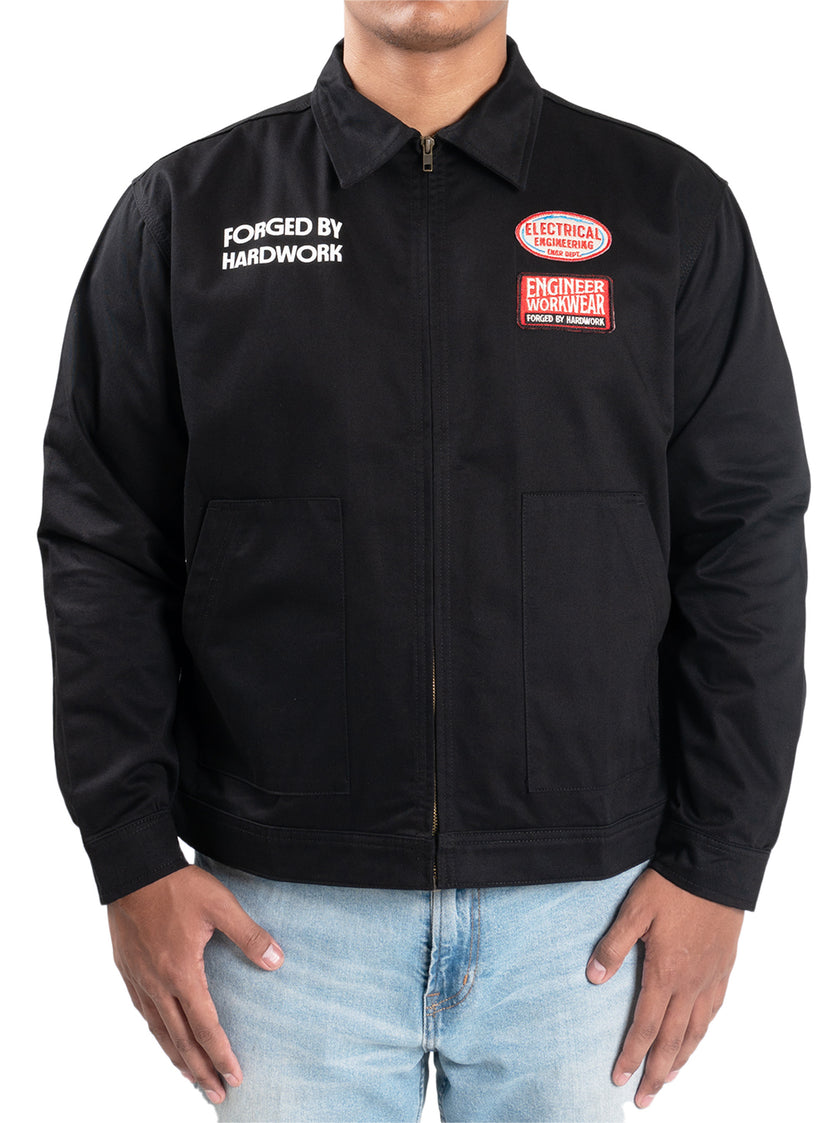 Stator Engr Dept Series Black Electrical Workjacket