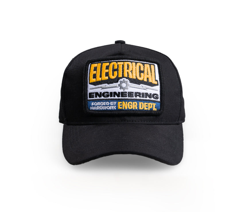 Engineer Workwear - Mosfet Engr Dept Series Black Electrical Cap