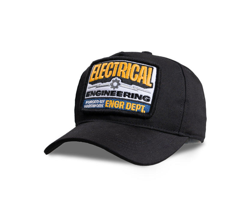 Engineer Workwear - Mosfet Engr Dept Series Black Electrical Cap