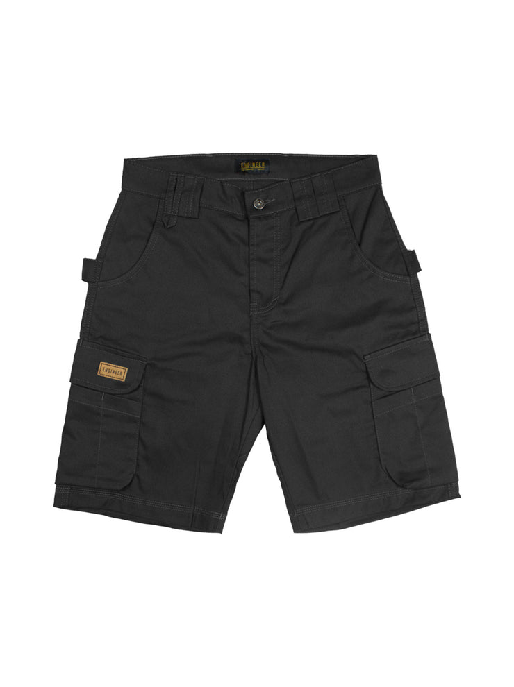 GRADER BLACK - Short Cargo Workpants