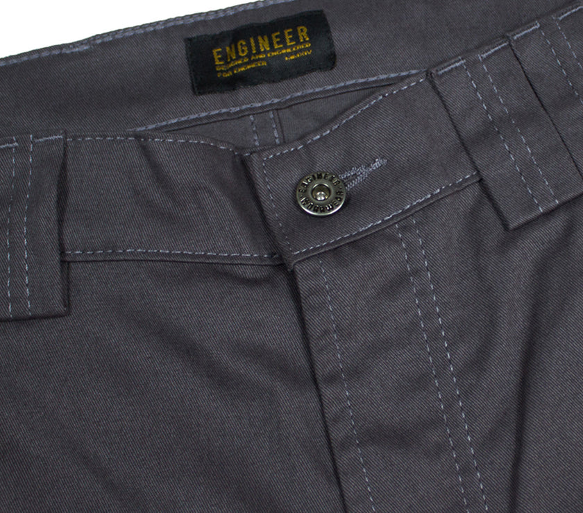 GRADER CHARCOAL - Short Cargo Workpants