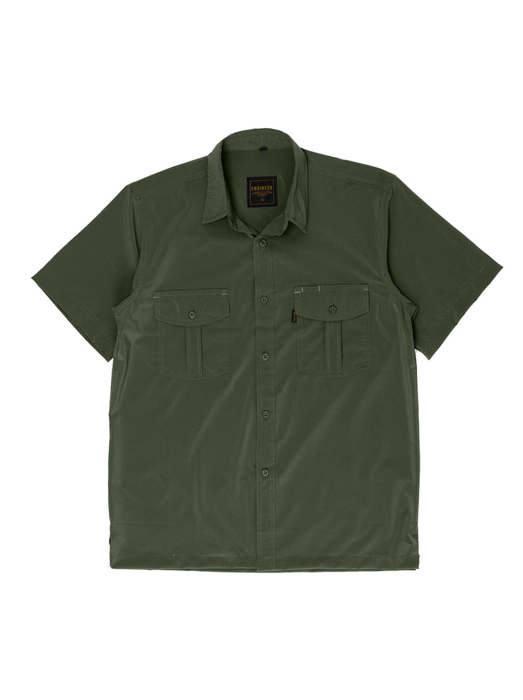 CRUDE OLIVE - Workshirt Quickdry Reguler