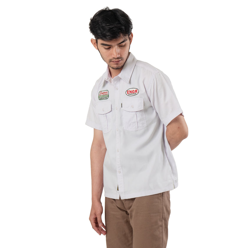 Platina Workshirt Kemeja Lapangan Lengan Pendek Reguler Fit