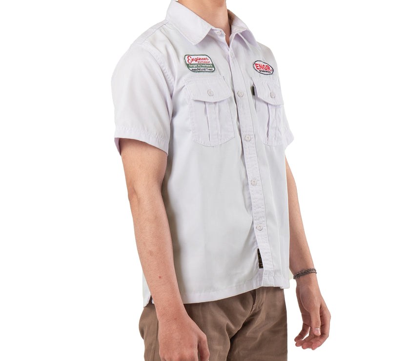 Platina Workshirt Kemeja Lapangan Lengan Pendek Reguler Fit