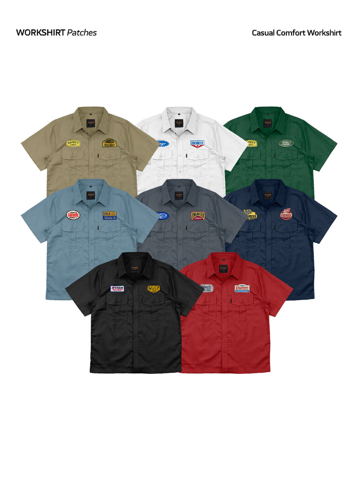 WORKSHIRT PATCHS - Series Kemeja Pendek