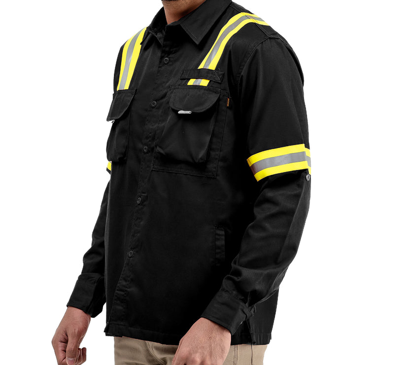 LOGGING BLACK - Safety Reflector Fieldshirt