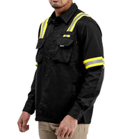 LOGGING BLACK - Safety Reflector Fieldshirt