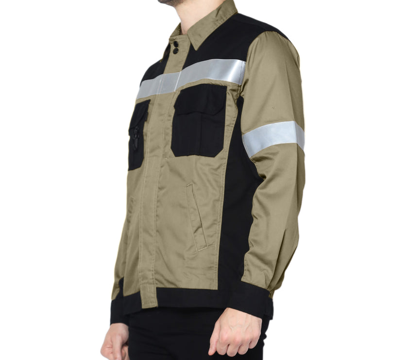 LEGION KHAKI- Safety Reflector Fieldshirt