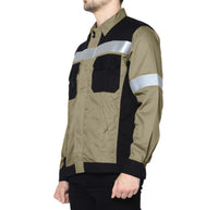 LEGION KHAKI- Safety Reflector Fieldshirt